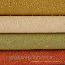 Synthetic Suede Leather 100% Polyester Fabric for Home Decoration